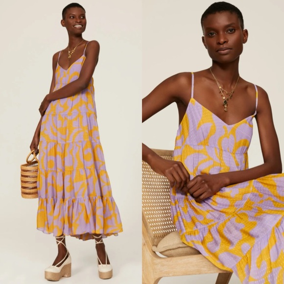 RHODE Josephine Maxi Dress in Size XS